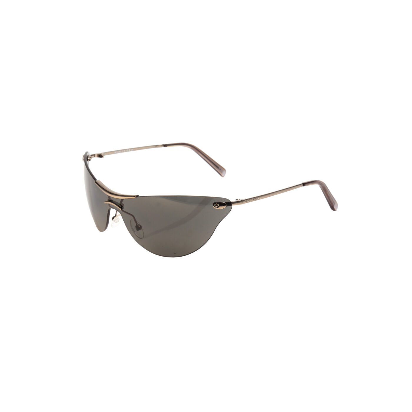 Oliver by Valentino 90's Silver Rimless Sunglasses - Image 2
