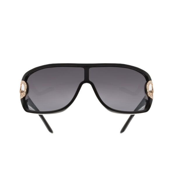 Pierre Cardin 00's Black Crystal Sunglasses - Image 2