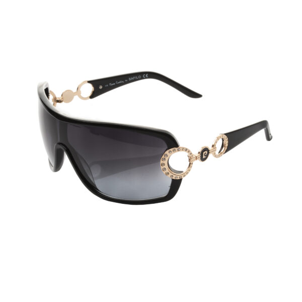 Pierre Cardin 00's Black Crystal Sunglasses