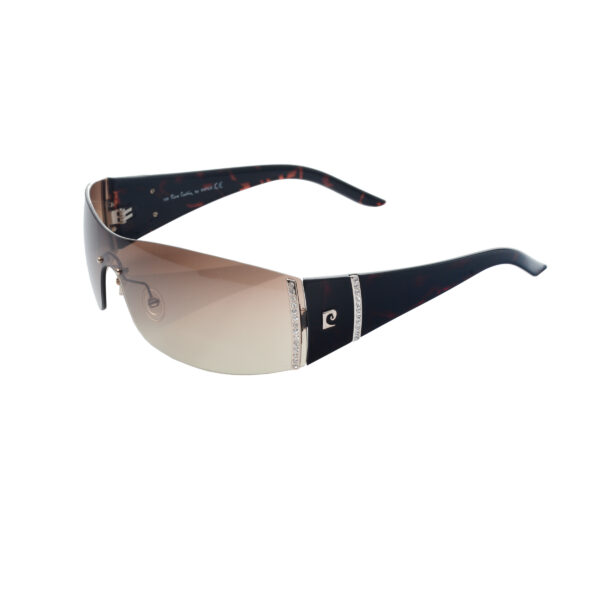 Pierre Cardin 00's Crystal Brown Sunglasses