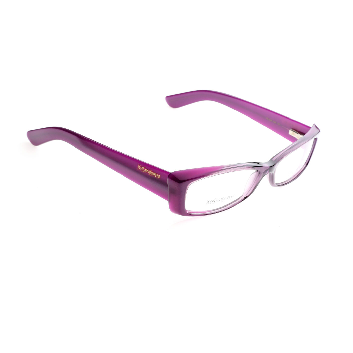 Yves Saint Laurent '00 Cat-Eye Purple Glasses - Image 2