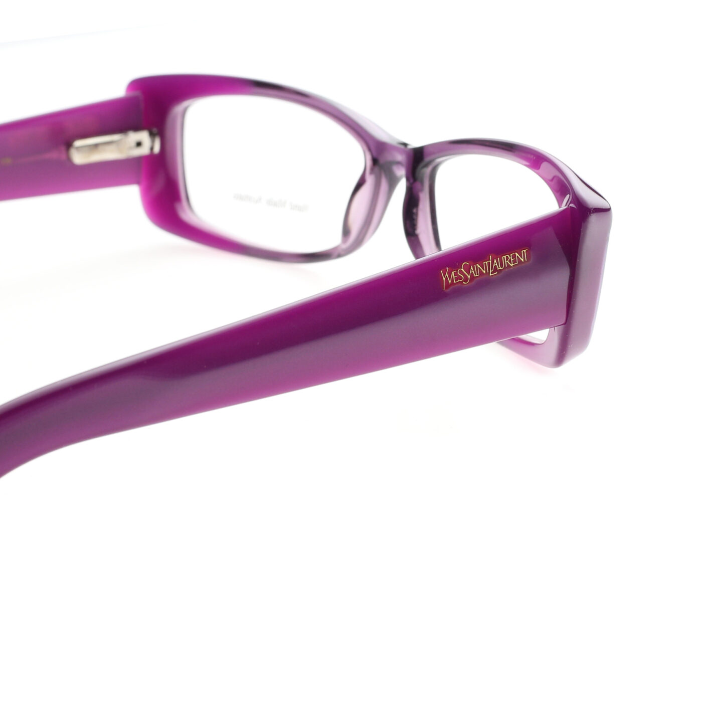 Yves Saint Laurent '00 Cat-Eye Purple Glasses - Image 3