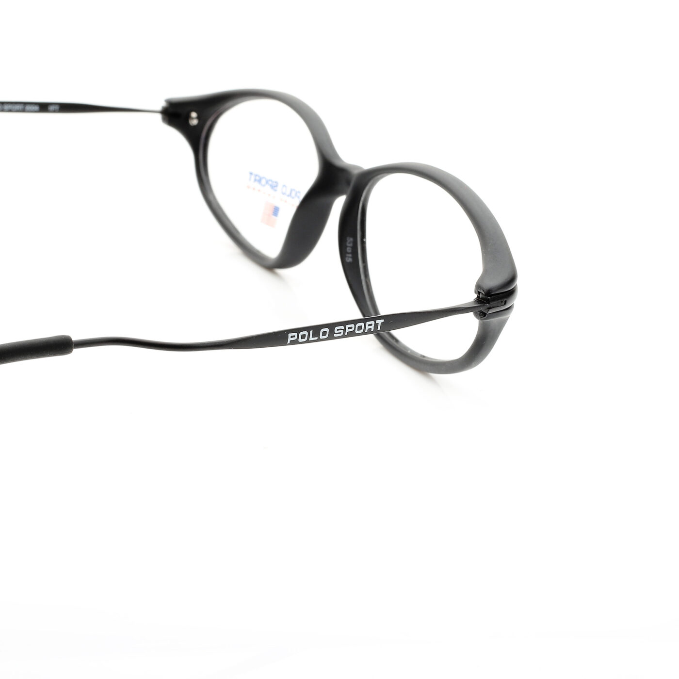 Polo Sport Ralph Lauren '90s Black Round Glasses - Image 3