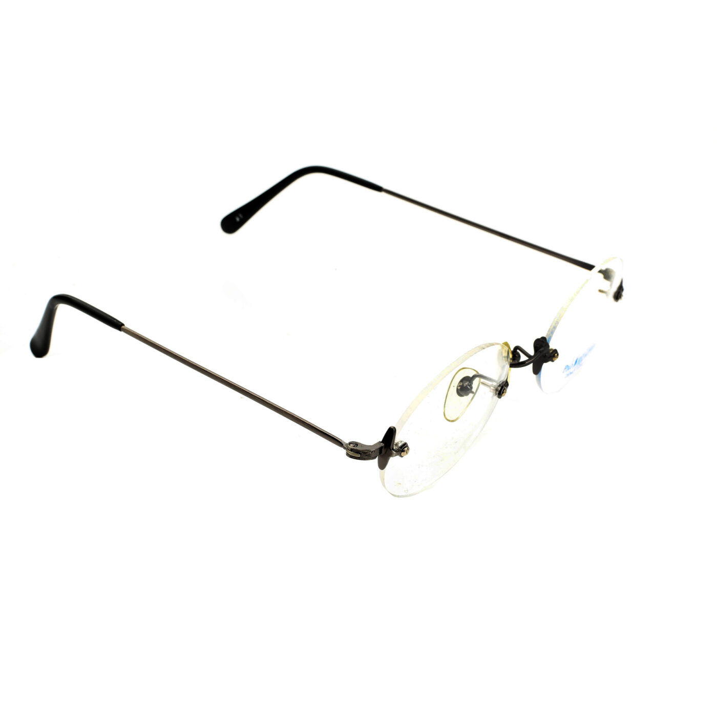 Polo Ralph Lauren '90s Rimless Dark Gray Glasses - Image 2