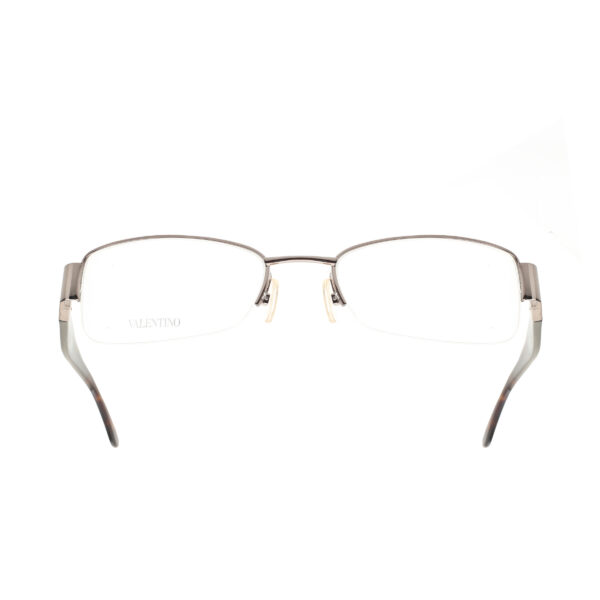 Valentino '90s Brown Half-Rim Crystals Glasses - Image 2