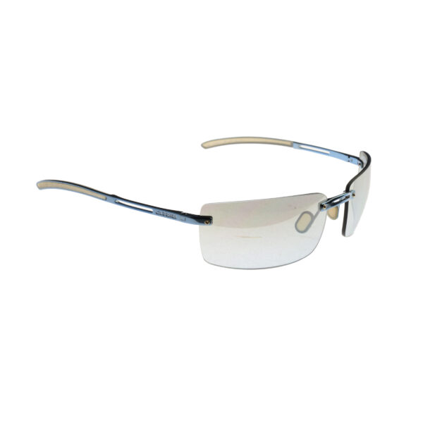 Carrera '00s Metalic Blue Rimless Sunglasses - Image 3
