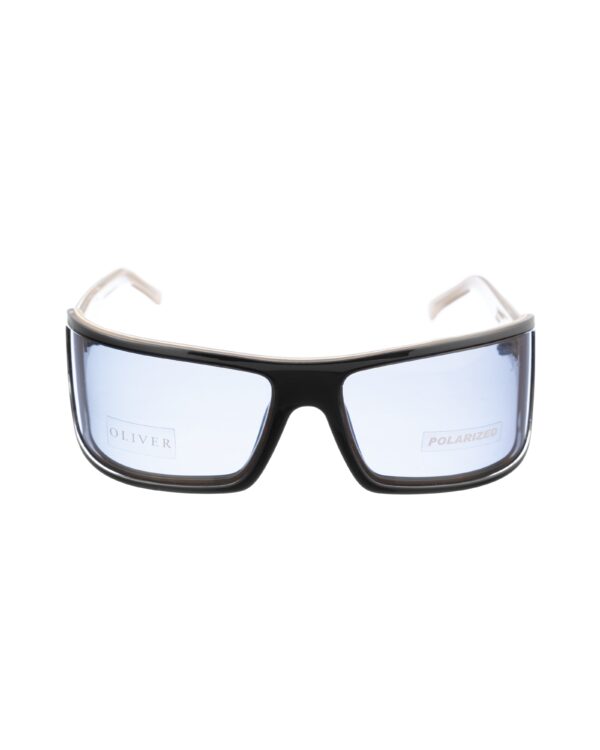 Oliver by Valentino 00s Cream and Black Wraparound Sunglasses - Image 2