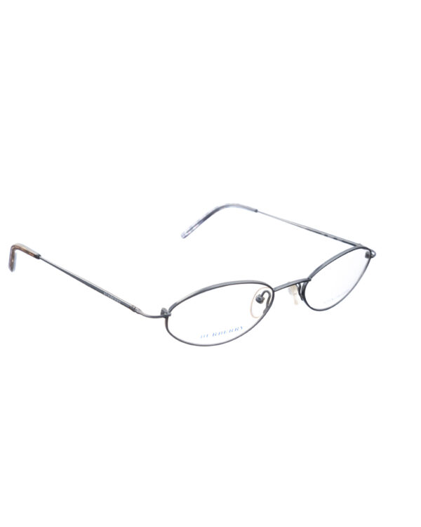 Burberry 00s Blue Silver Oval Glasses - Image 2
