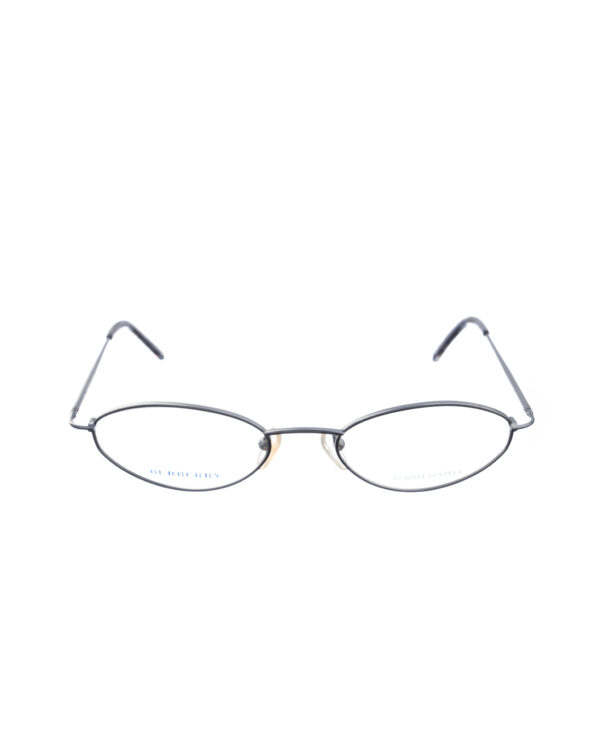Burberry 00s Blue Silver Oval Glasses