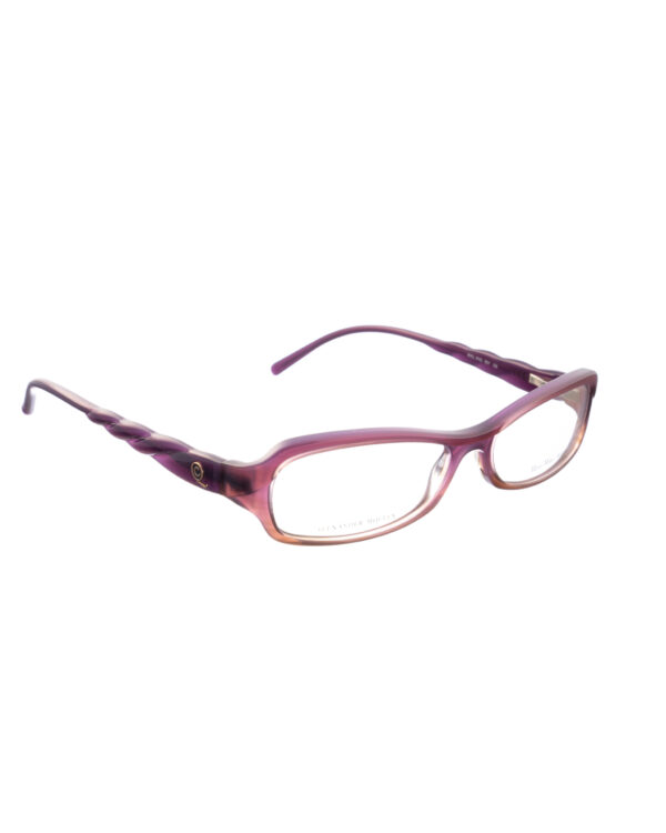 Alexander McQueen 90s Violet Swirl Cat-Eye Glasses