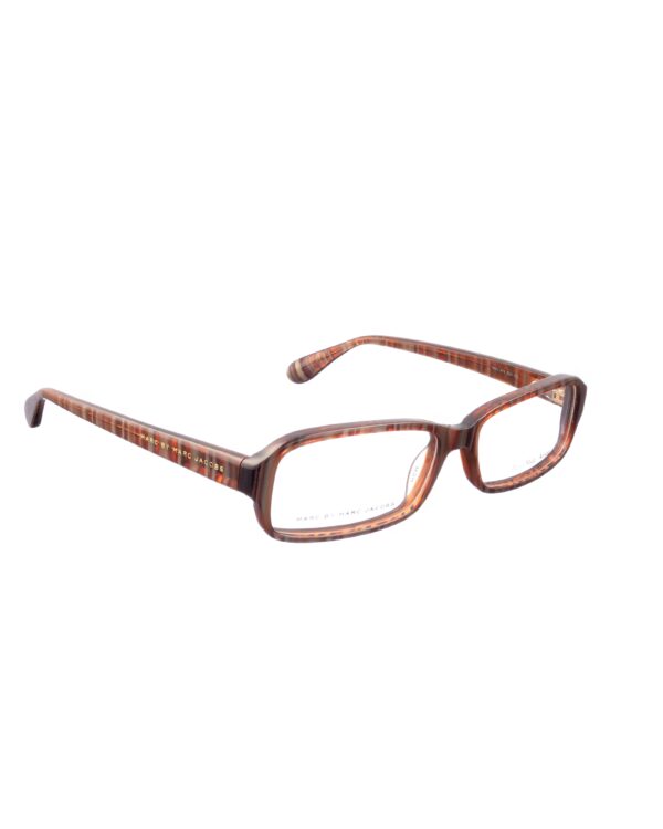 Marc by Marc Jacobs 00s Checked Brown Rectangular Glasses