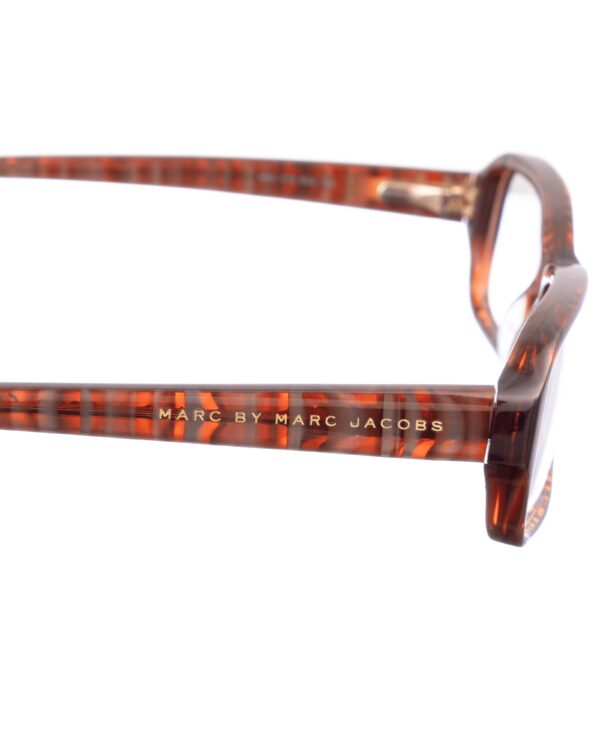Marc by Marc Jacobs 00s Checked Brown Rectangular Glasses - Image 3
