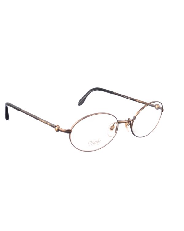 Gianfranco Ferre 00s Oval Chocolate Brown Glasses