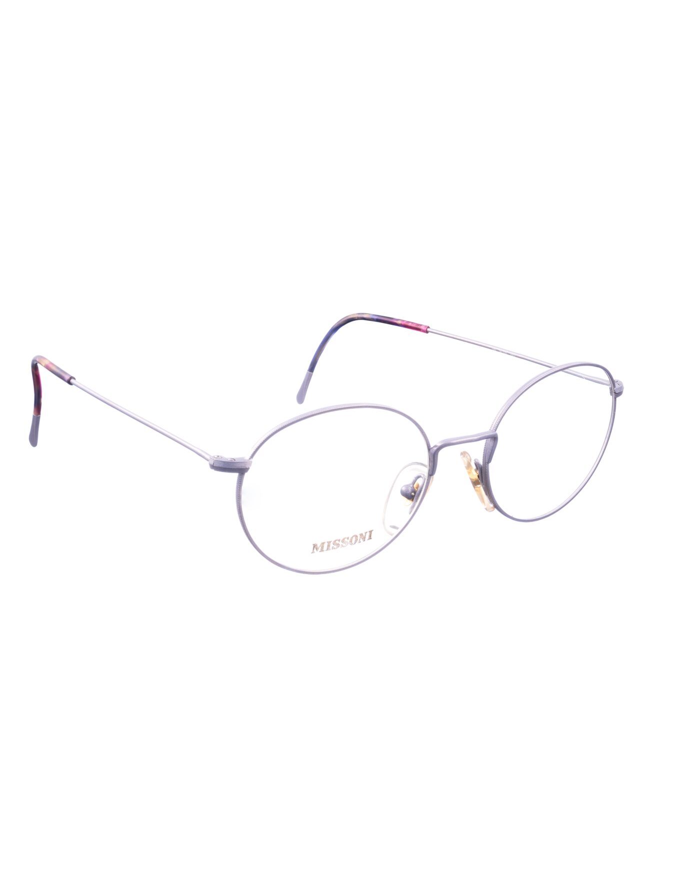Missoni 00s Vintage Matte Lilac Glasses - Image 3