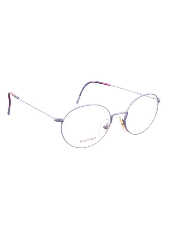 Missoni 00s Vintage Matte Lilac Glasses - Image 3