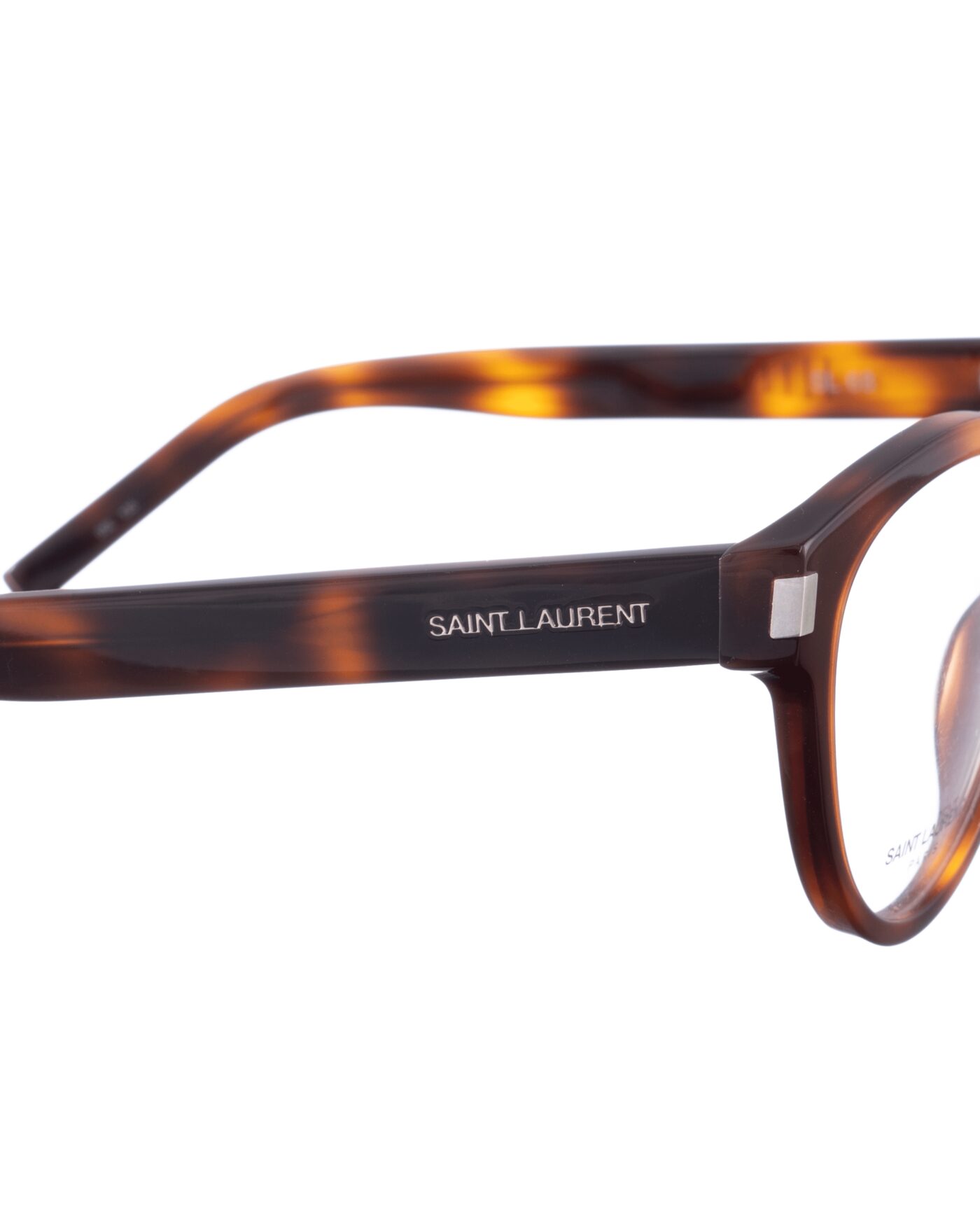 Saint Laurent 00s Havana Classic Oval Glasses - Image 3