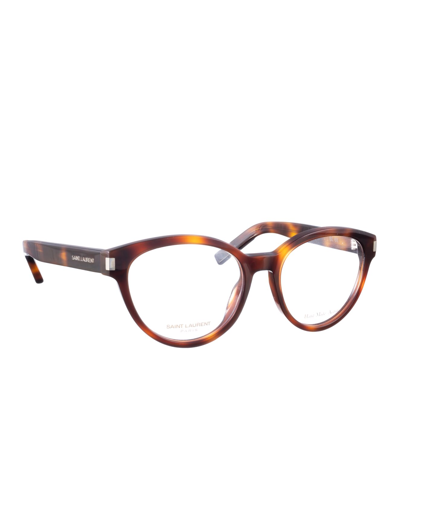 Saint Laurent 00s Havana Classic Oval Glasses - Image 2