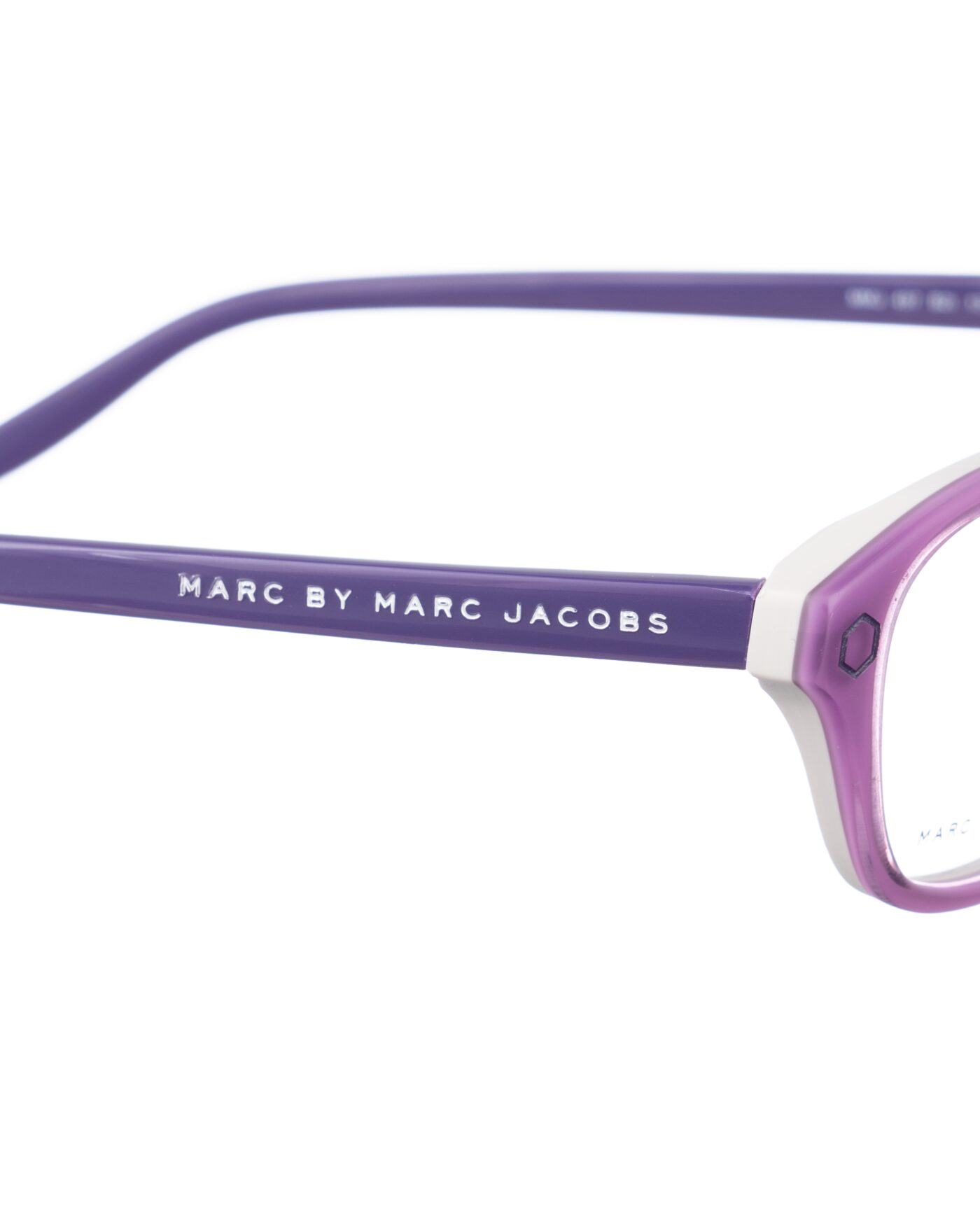 Marc by Marc Jacobs 00s Violet Plastic Classic Glasses - Image 2