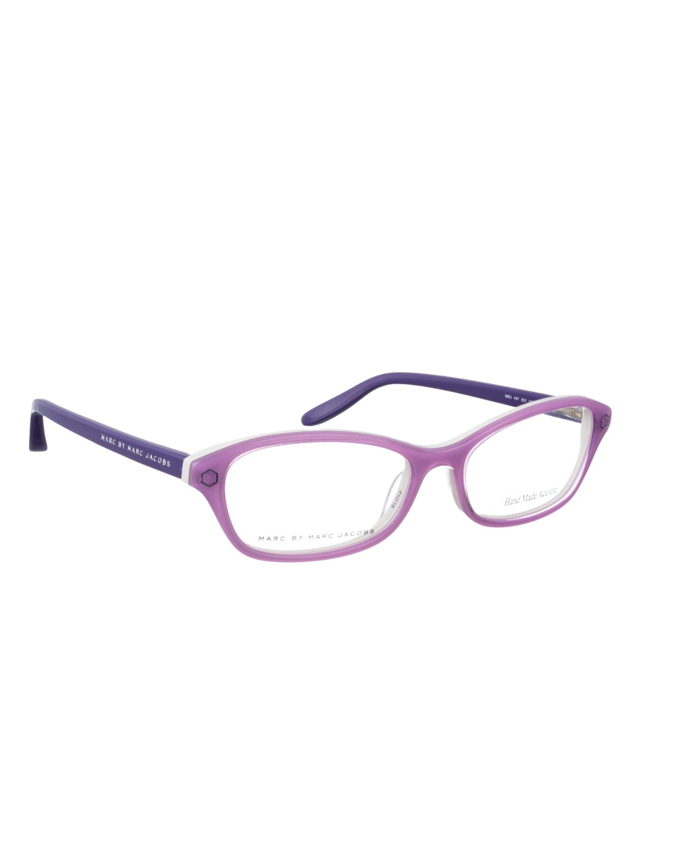 Marc by Marc Jacobs 00s Violet Plastic Classic Glasses - Image 3