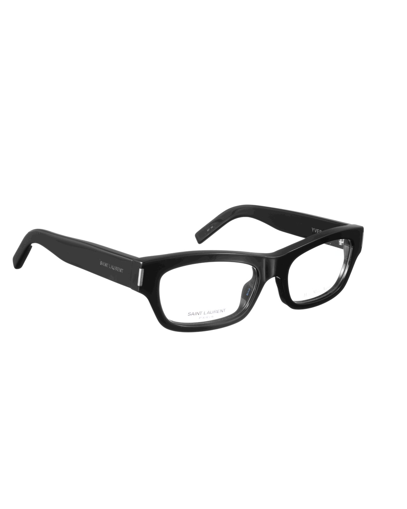 Saint Laurent 00s Bold Black Nerd Glasses - Image 3