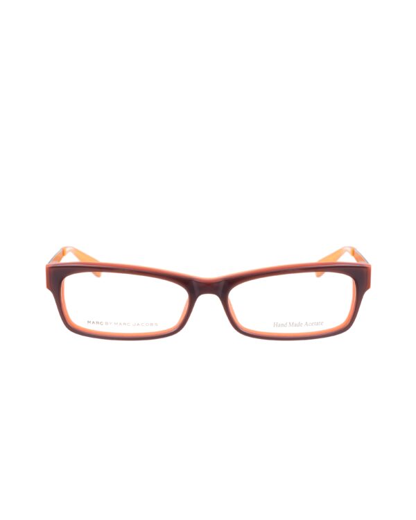 Marc by Marc Jacobs 00s Brown and Orange Classic Glasses - Image 2