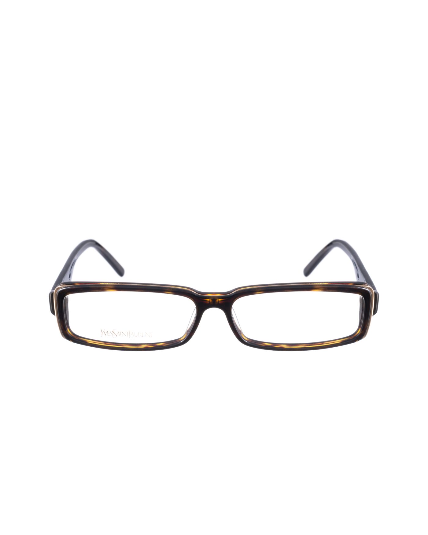 Yves Saint Laurent 00s Havana Leopard Plastic Glasses - Image 2