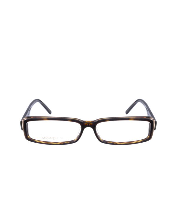 Yves Saint Laurent 00s Havana Leopard Plastic Glasses - Image 2