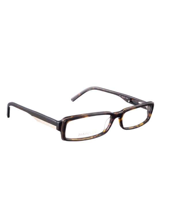 Yves Saint Laurent 00s Havana Leopard Plastic Glasses