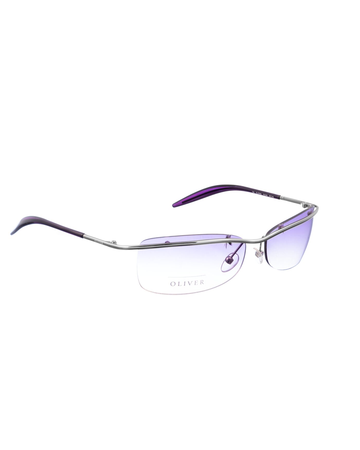 Oliver by Valentino '90 Purple Rimless Sunglasses - Image 3