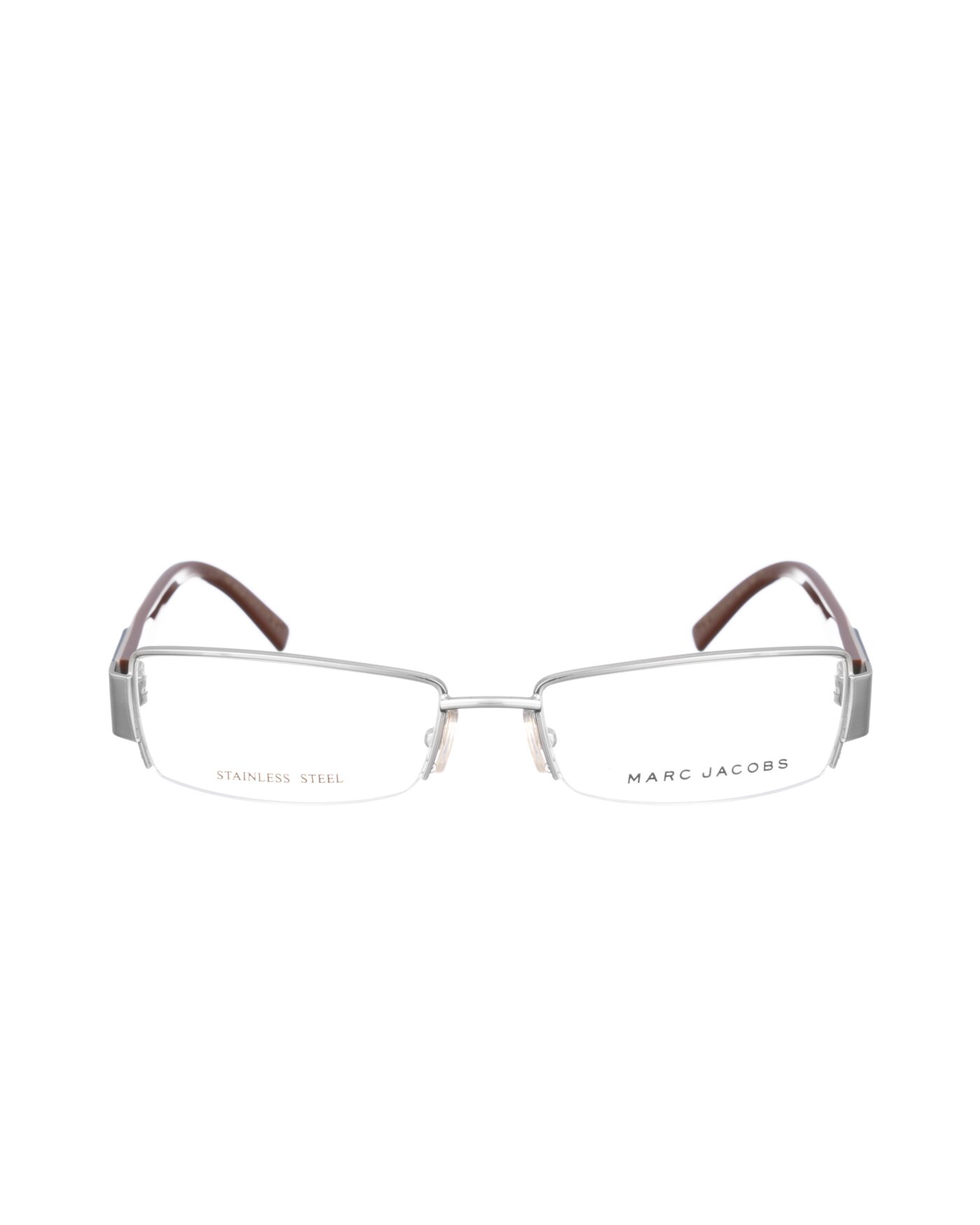 Marc Jacobs 90s Burgundy & Beige Classic Halfrim Glasses - Image 2