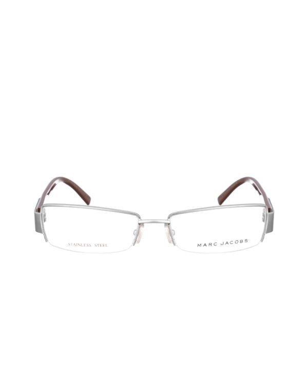 Marc Jacobs 90s Burgundy & Beige Classic Halfrim Glasses - Image 2