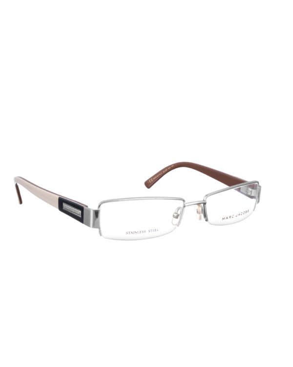 Marc Jacobs 90s Burgundy & Beige Classic Halfrim Glasses