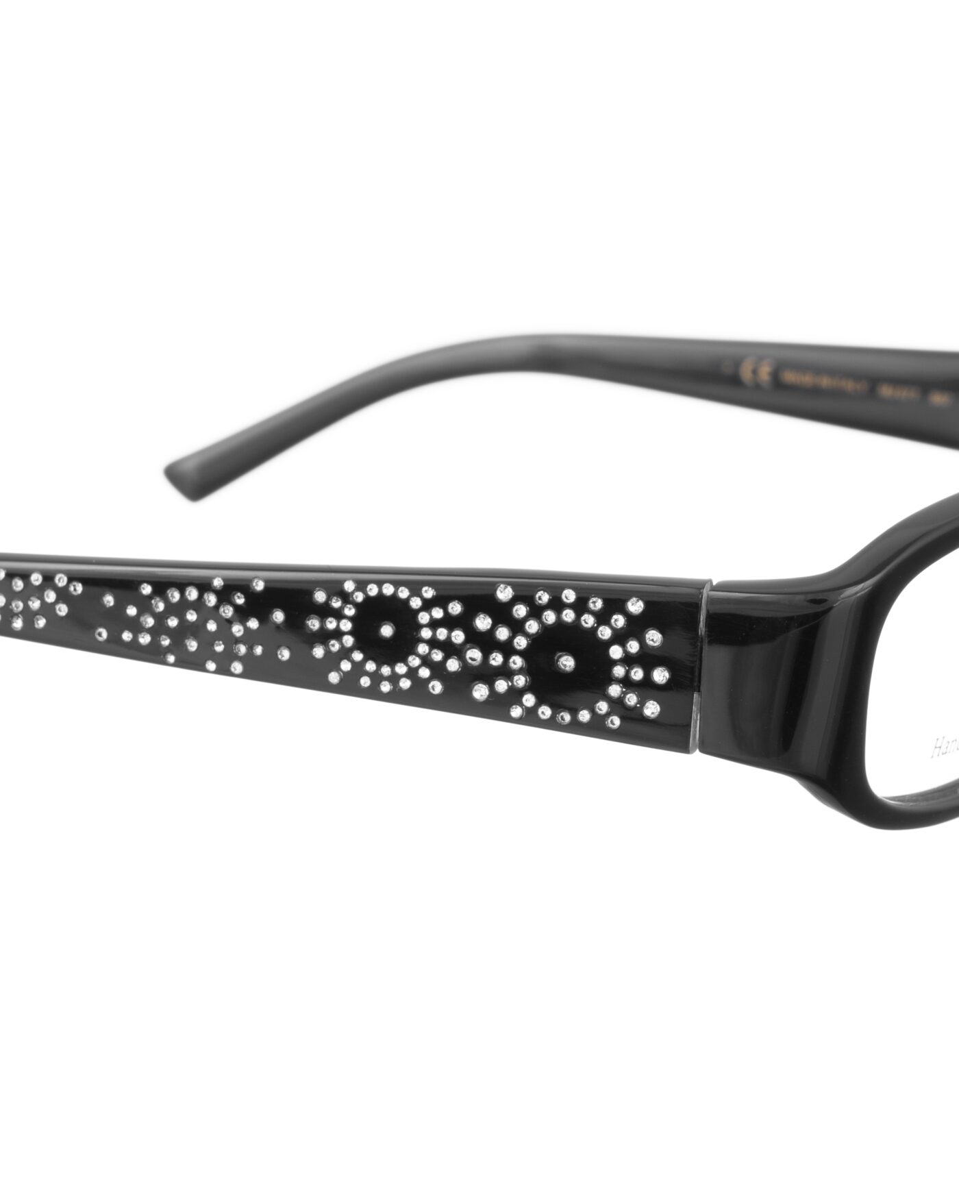 Marc Jacobs 90s Black Glasses with Rinestones - Image 3