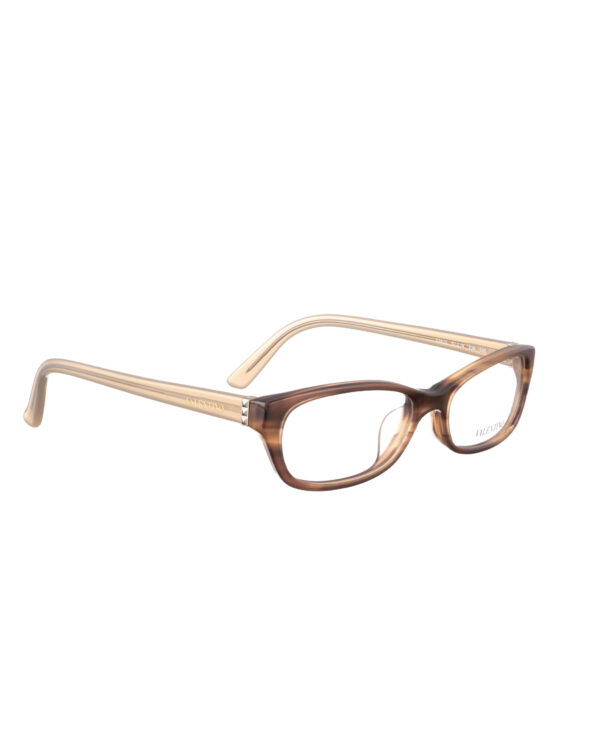Valentino 00s Brown & Cream Plastic Glasses