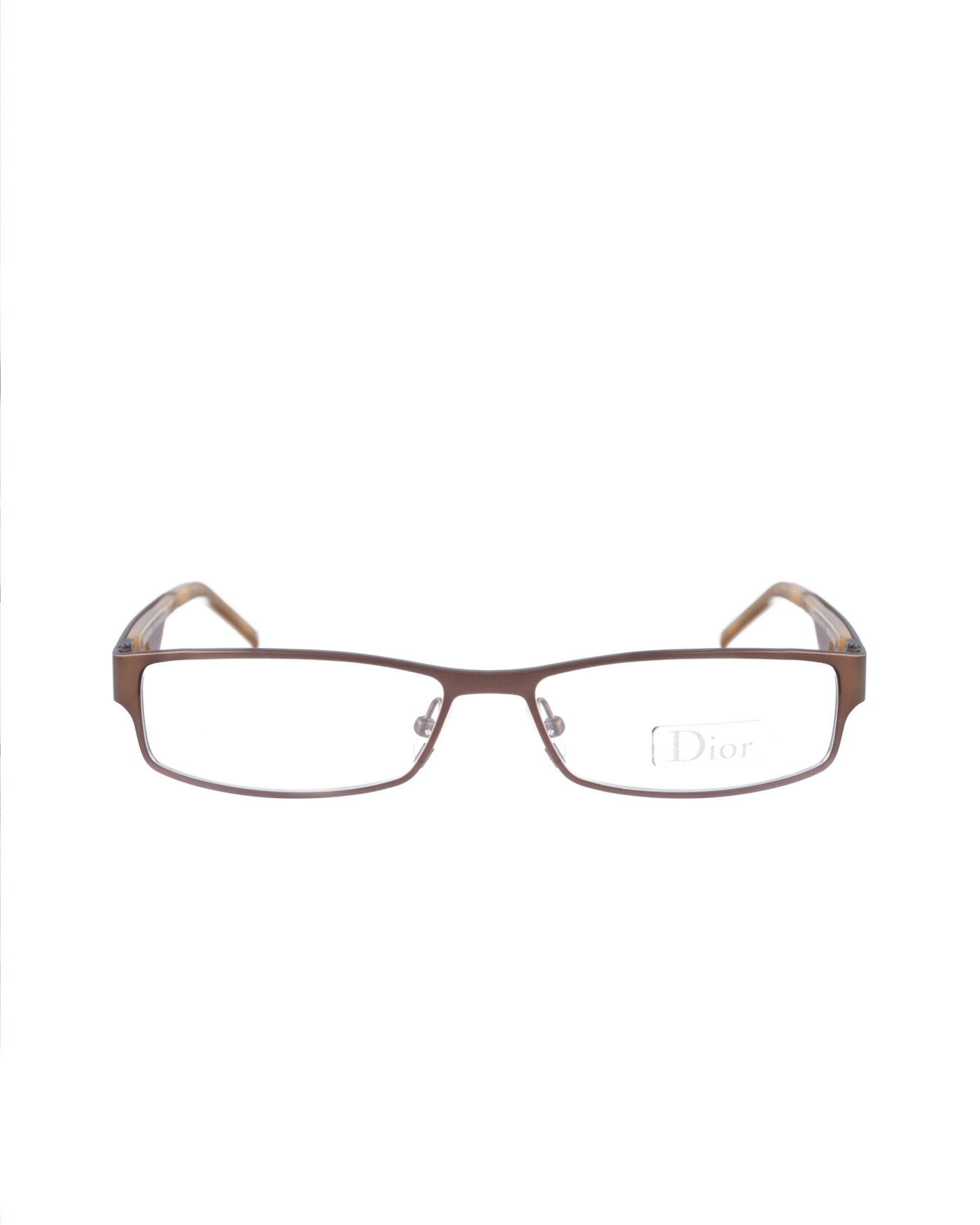 Dior 00s Deep Brown & Caramel Glasses - Image 2
