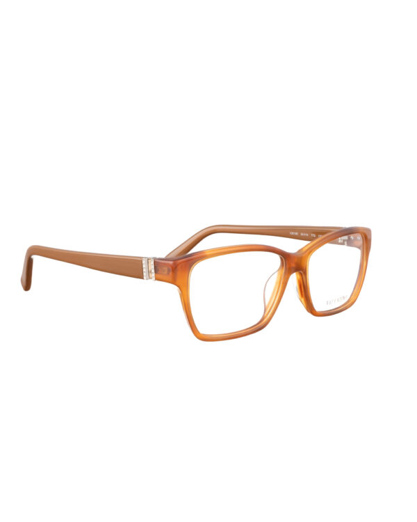 Valentino 00s Brown Caramel Plastic Glasses