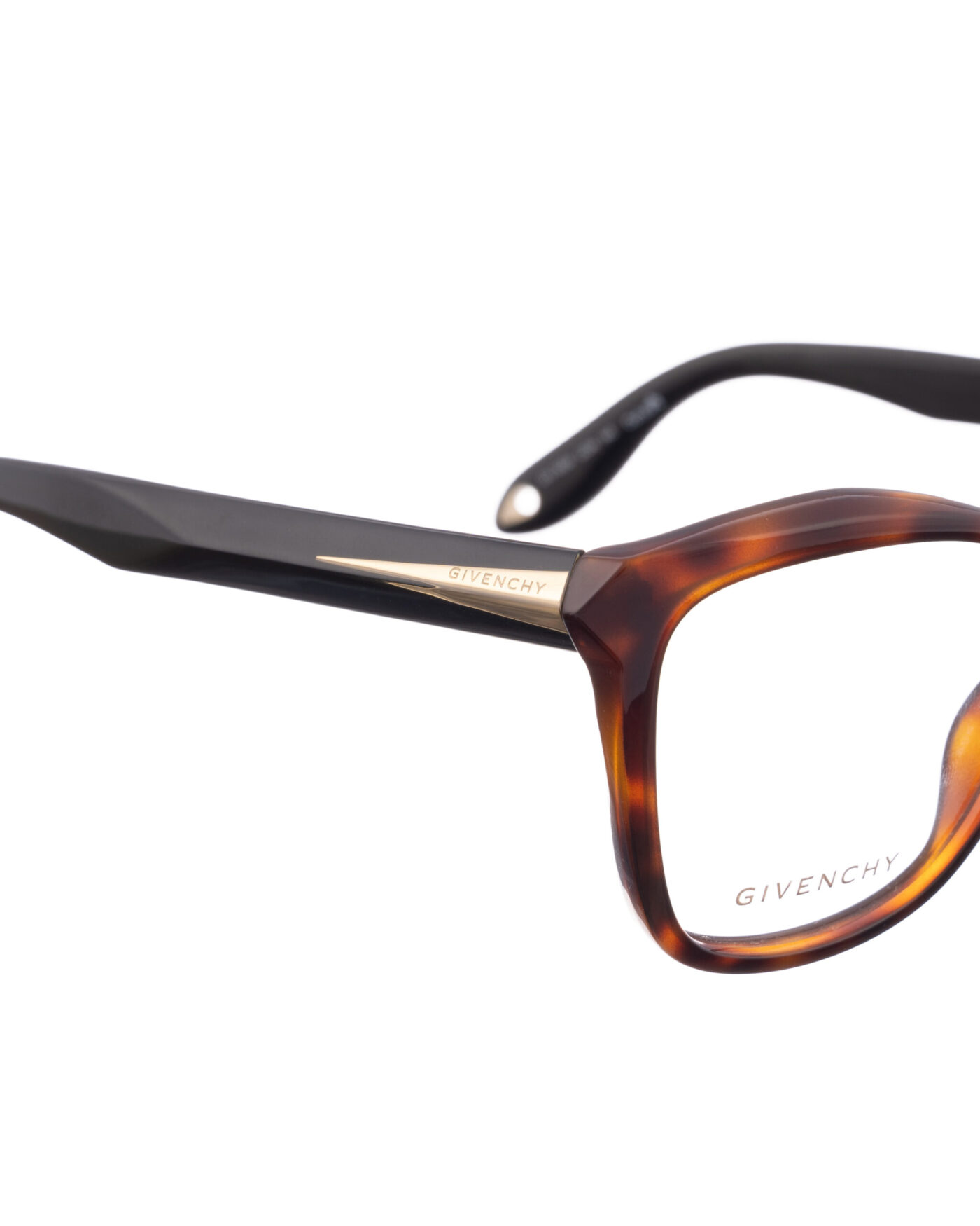 Givenchy 00s Bold Havana Nerdy Glasses - Image 3