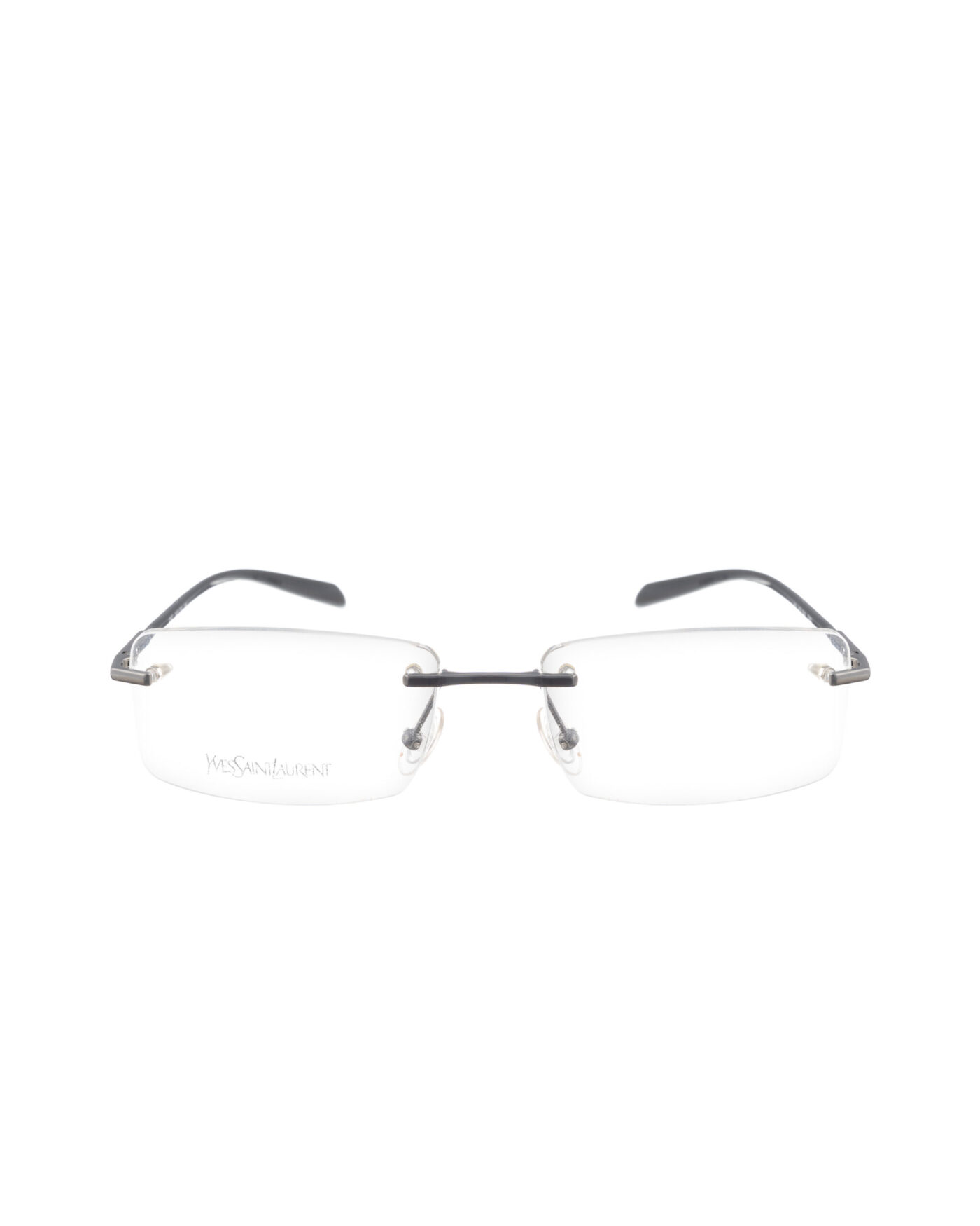 Yves Saint Laurent '90s Black Rimless Glasses - Image 1
