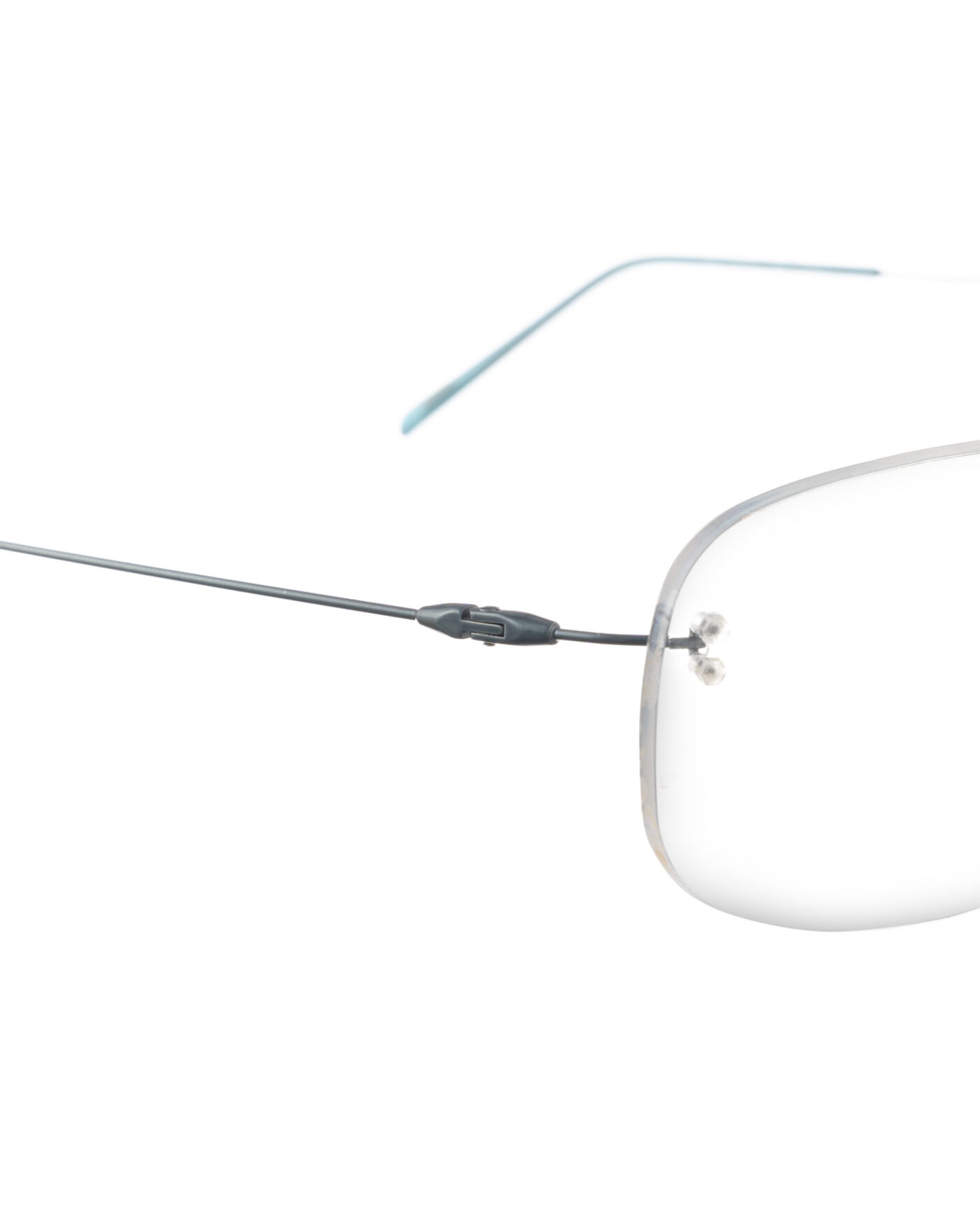 Carrera '90s Blue Rimless Glasses - Image 2