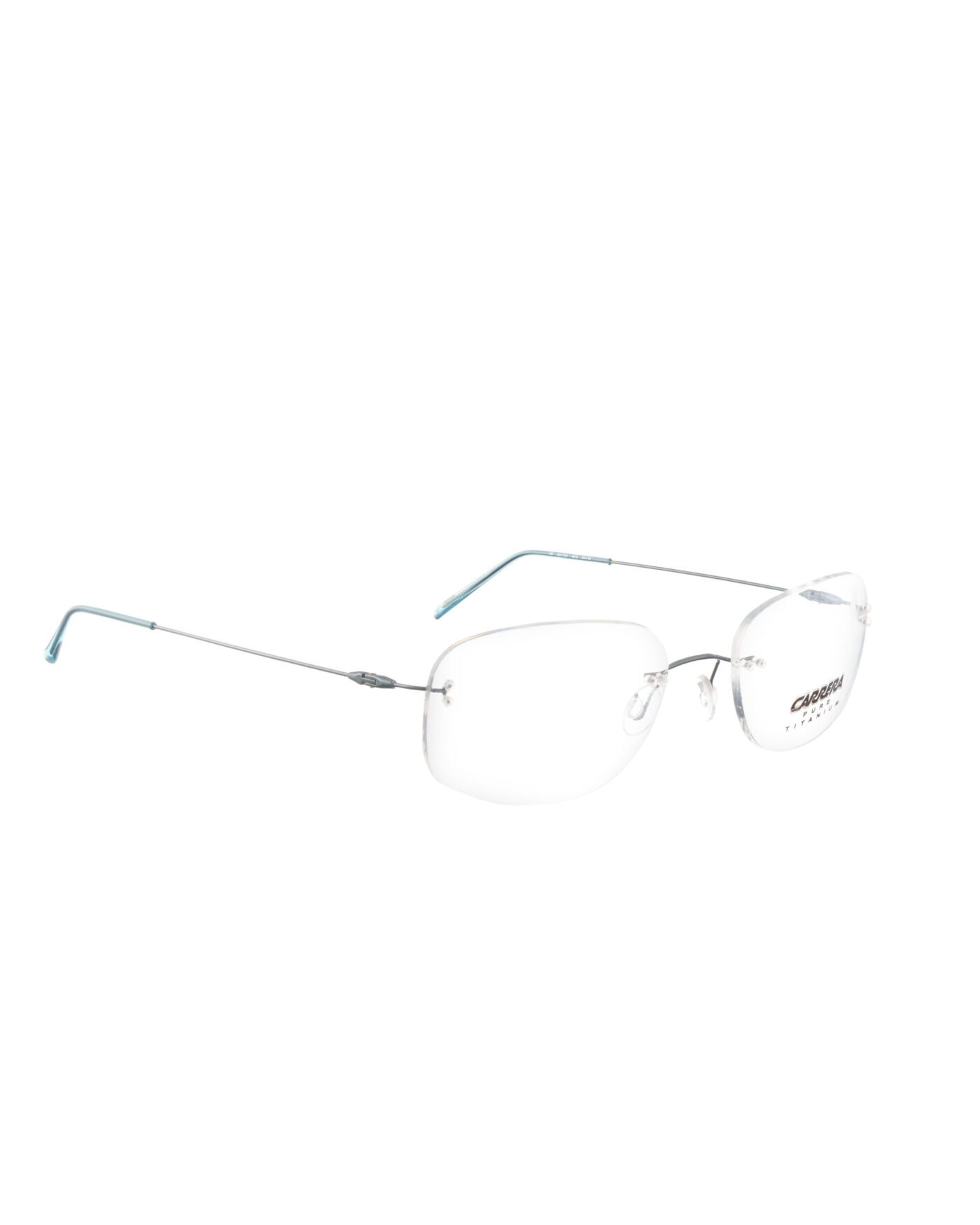 Carrera '90s Blue Rimless Glasses - Image 3