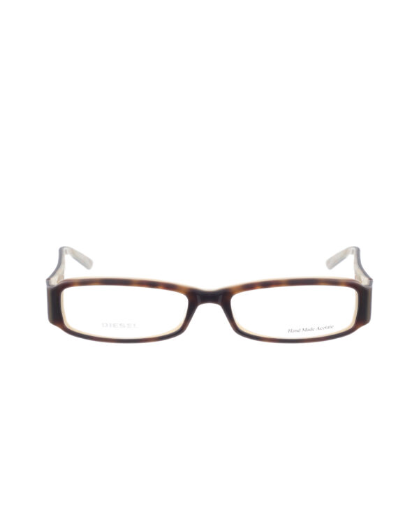 Diesel '00s Brown & Beige Perforated Flat Glasses - Image 2