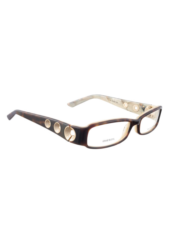 Diesel '00s Brown & Beige Perforated Flat Glasses