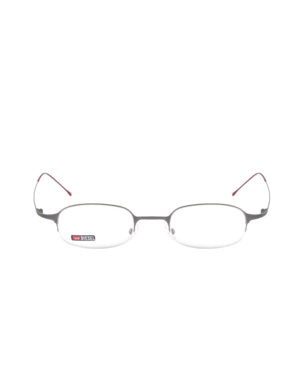 Diesel '00s Silver Half-Rim Mini Glasses