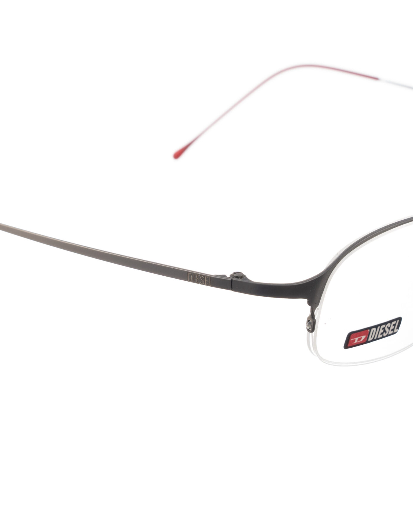 Diesel '00s Silver Half-Rim Mini Glasses - Image 2