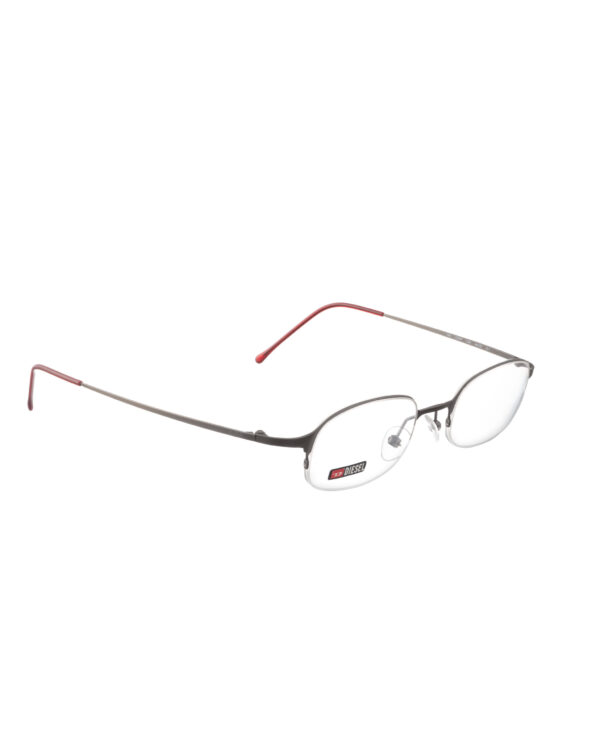 Diesel '00s Silver Half-Rim Mini Glasses - Image 3