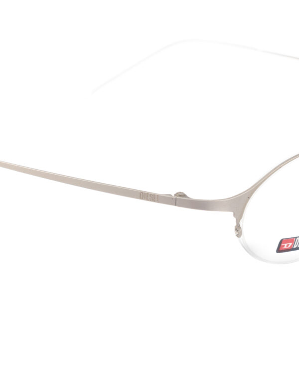 Diesel '00s Light Silver Half-Rim Mini Glasses - Image 2