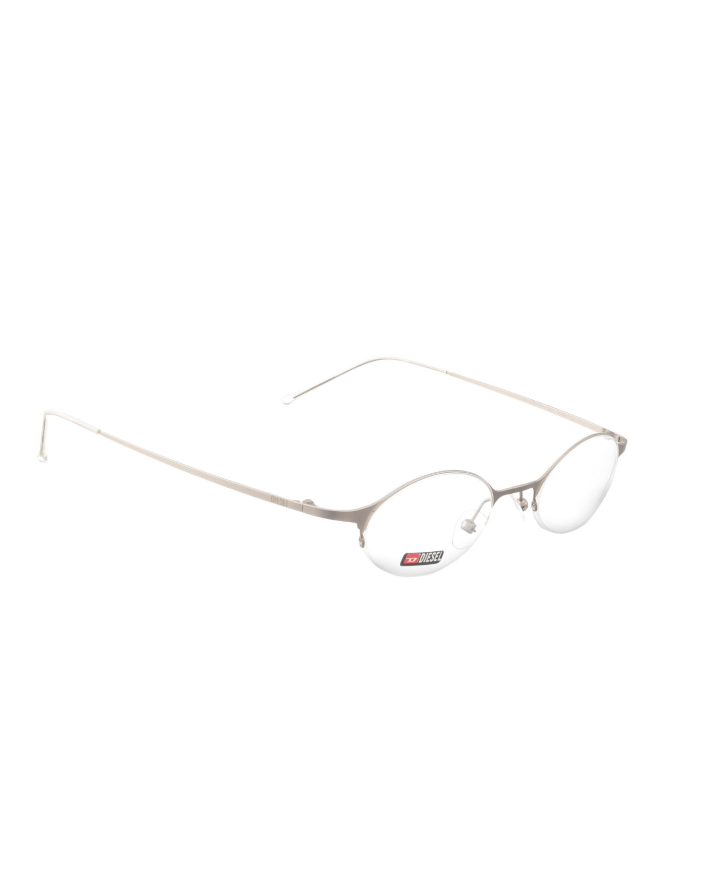 Diesel '00s Light Silver Half-Rim Mini Glasses - Image 3