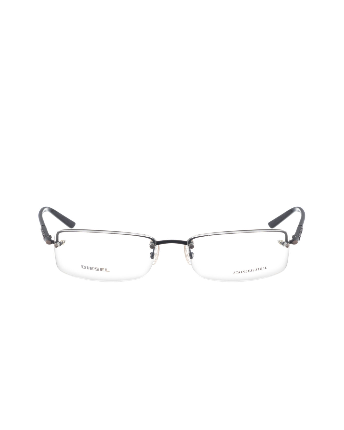 Diesel '00s Black Half-Rim Glasses - Image 2