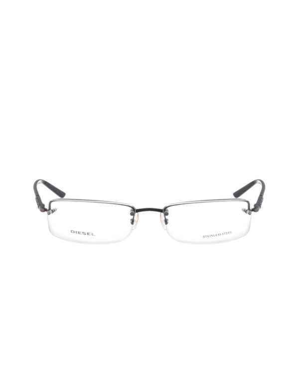 Diesel '00s Black Half-Rim Glasses - Image 2