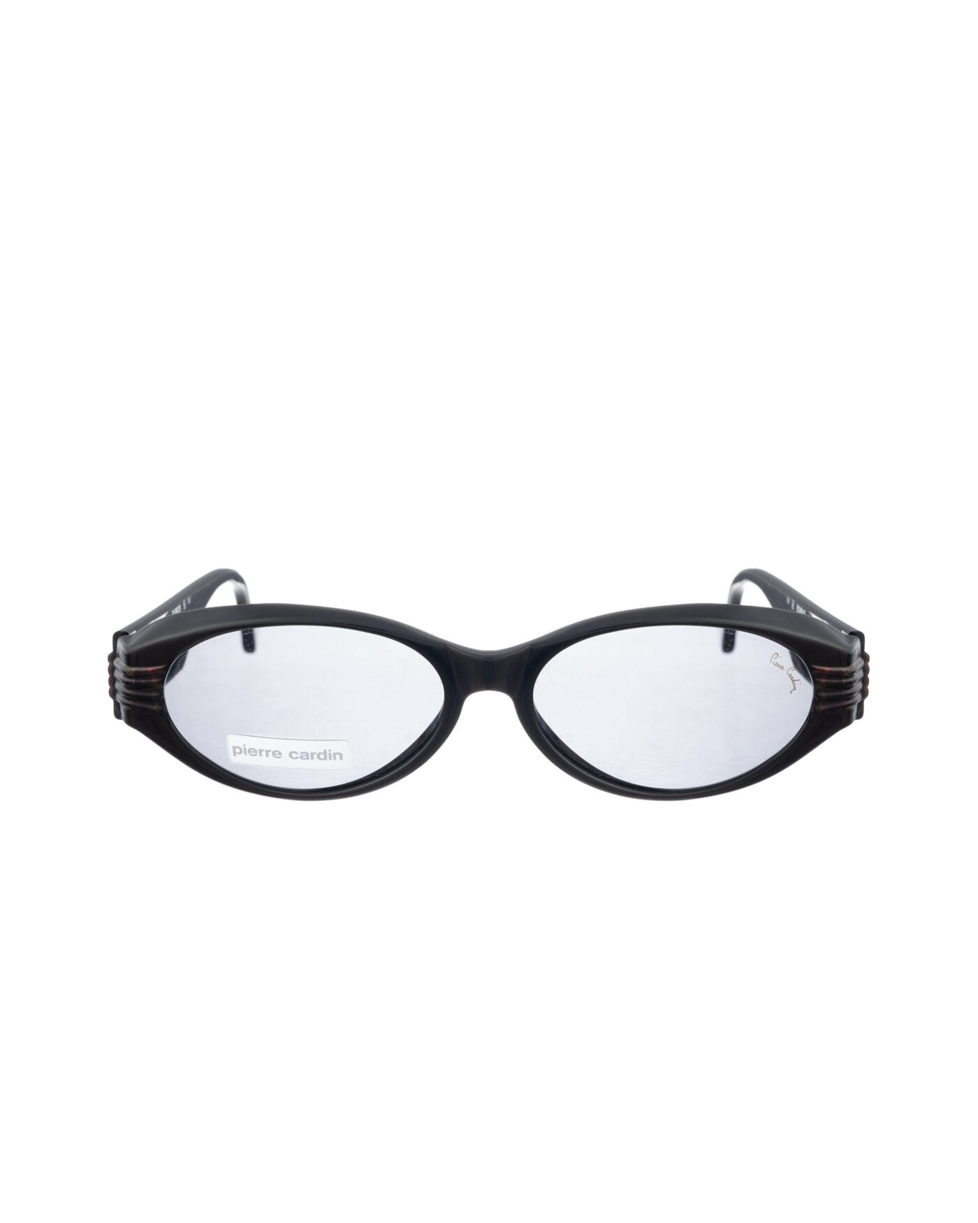 Pierre Cardin '90s Black & Red Wide Sunglasses - Image 2